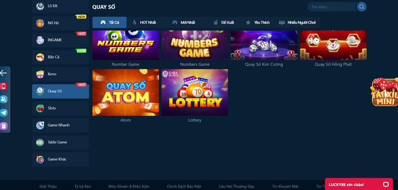 Ngoài những chuyên mục chính sân chơi còn cung cấp nhiều trò cá cược khác