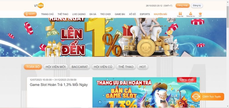 Truy cập VT999 bằng đường dẫn chính thức của nhà cái